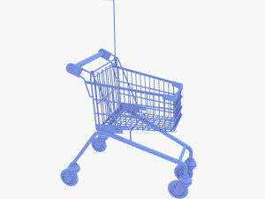 Kid shopping cart v1 Modello 3D