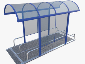 Shopping cart bay v1 3D Model