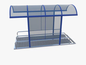 Shopping cart bay v1 3D Model