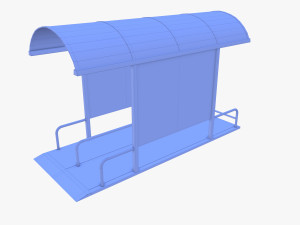 Shopping cart bay v1 3D Model