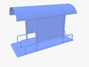 Shopping cart bay v1 3D Model
