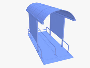 Shopping cart bay v1 3D Model