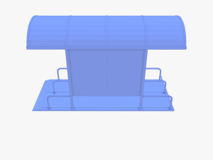 Shopping cart bay v1 3D Model
