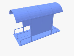 Shopping cart bay v1 3D Model