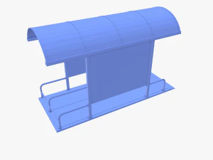 Shopping cart bay v1 3D Model