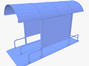 Shopping cart bay v1 3D Model