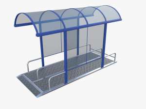 Shopping cart bay v1 3D Model