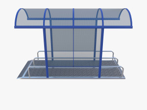 Shopping cart bay v1 3D Model