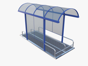 Shopping cart bay v1 3D Model