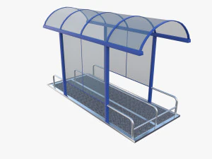 Shopping cart bay v1 3D Model