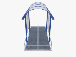 Shopping cart bay v1 3D Model
