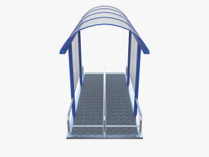 Shopping cart bay v1 3D Model