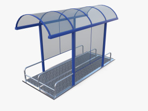 Shopping cart bay v1 3D Model