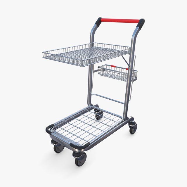 Shopping cart v10 Modelo 3D .c4d .max .obj .3ds .fbx .stl .blend 