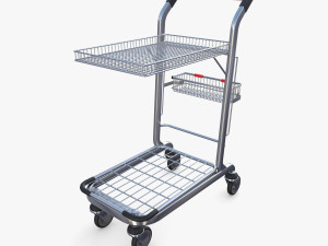 Shopping cart v10 3D Model
