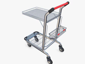 Shopping cart v10 3D Model
