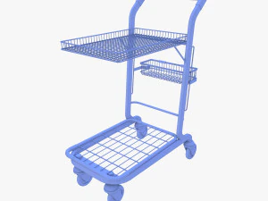Shopping cart v10 3D Model