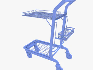Shopping cart v10 3D Model