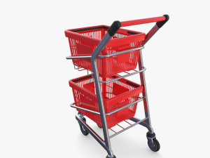 Shopping cart v12 3D 模型