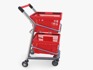 Shopping cart v12 3D 模型