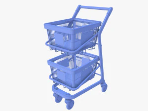 Shopping cart v12 3D Model