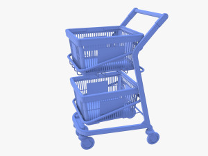 Shopping cart v12 3D 模型