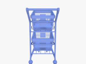 Shopping cart v12 3D Model