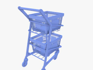 Shopping cart v12 3D Model
