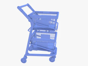 Shopping cart v12 3D Model