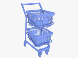 Shopping cart v12 3D 模型