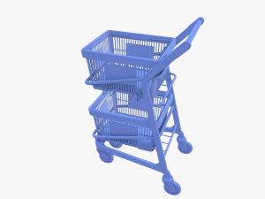 Shopping cart v12 3D Model