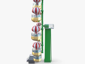 Ferris wheel v1 3D Model