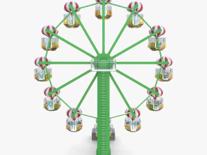 Ferris wheel v1 3D Model