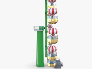 Ferris wheel v1 3D Model