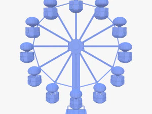 Ferris wheel v1 3D Model