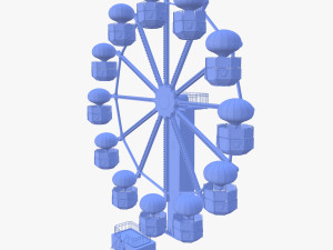 Ferris wheel v1 3D Модель