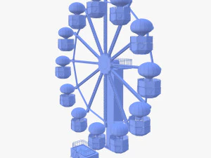 Ferris wheel v1 3D Model
