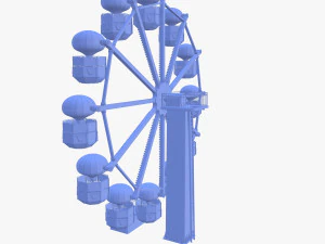 Ferris wheel v1 3D Model