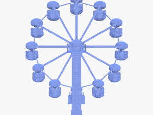 Ferris wheel v1 3D Model