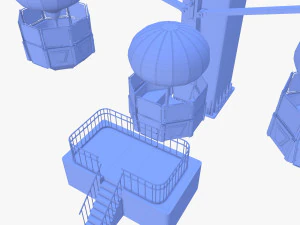 Ferris wheel v1 3D Model