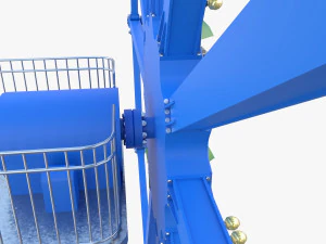 Animated ferris wheel v2 3D Model