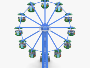 Ferris wheel v2 Modelo 3D