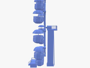 Roda gigante v2 Modelo 3D