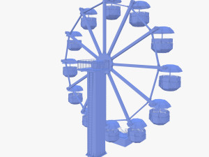 Ferris wheel v2 Modelo 3D