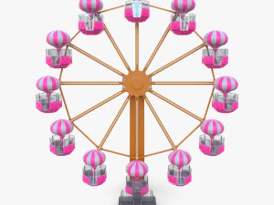 観覧車 v3 3Dモデル