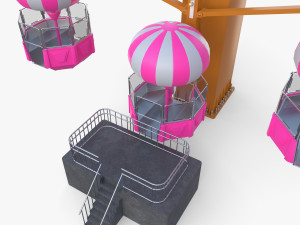 Ferris wheel v3 3D 모델