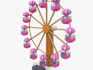 Ferris wheel v3 3D 모델