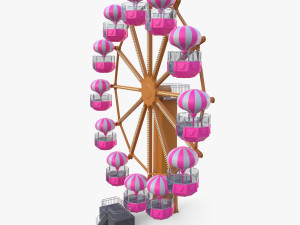 Ferris wheel v3 3D 모델