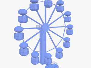 Ferris wheel v3 3D 모델