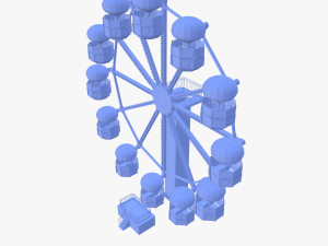 Ferris wheel v3 3D 모델